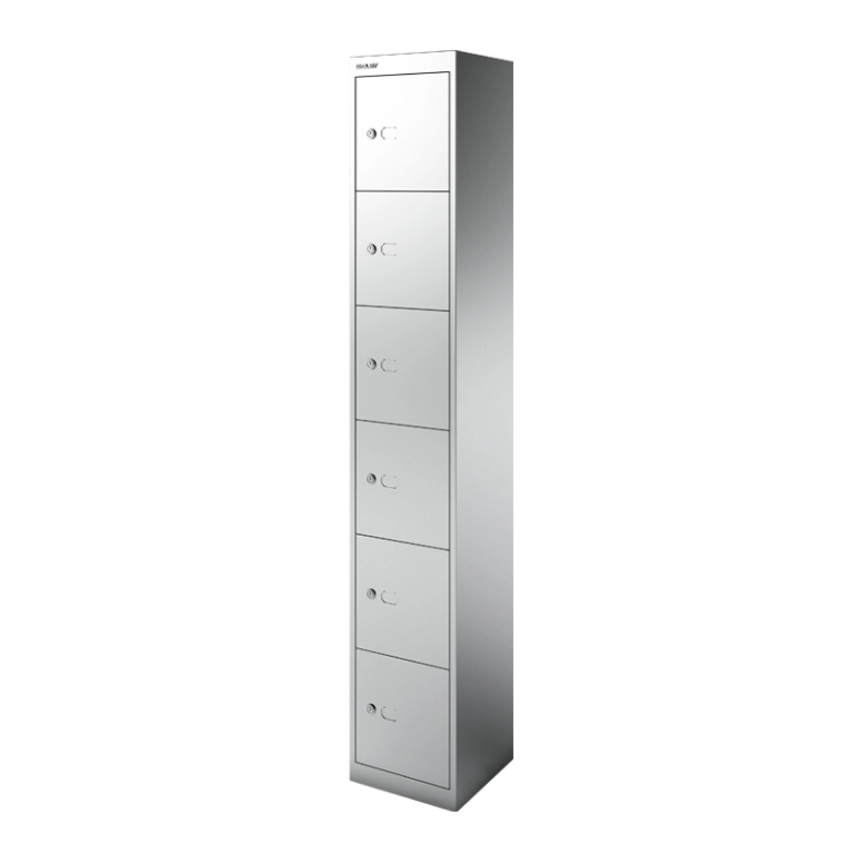 Meuble de rangement CLK 6 casiers Gris Silver BISLEY