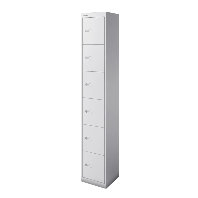 Meuble de rangement CLK 6 casiers Gris clair BISLEY