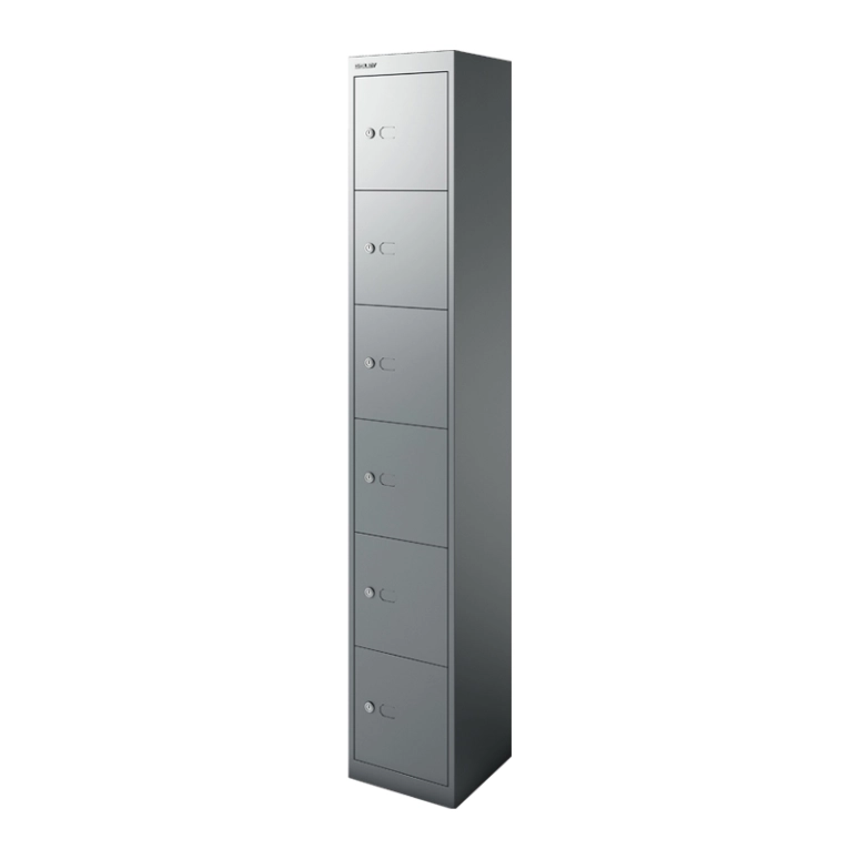Meuble de rangement CLK 6 casiers Anthracite BISLEY