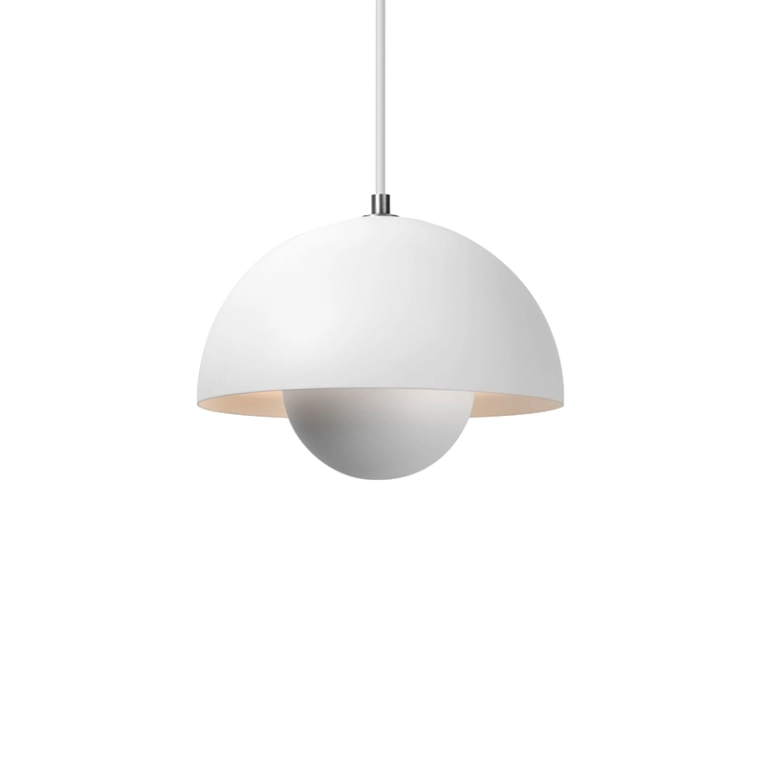 Suspension FLOWERPOT VP1 Blanc mat AND TRADITION