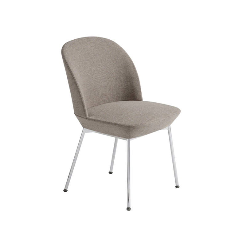 Chaise OSLO Beige 32/ chrome MUUTO