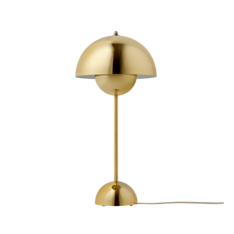 Lampe à poser FLOWERPOT VP3 Laiton AND TRADITION