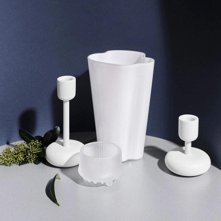 Vase Vase AALTO H 22 Blanc IITTALA