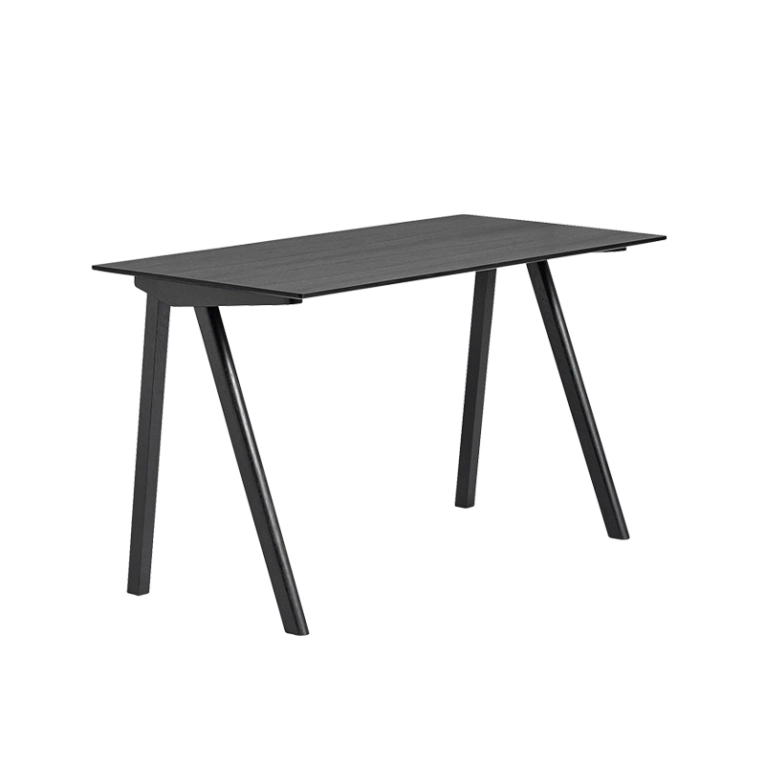 Bureau COPENHAGUE DESK 90 Chêne noir vernis à base d'eau HAY