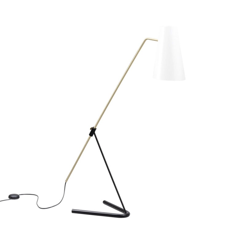Lampadaire G21 Noir et blanc SAMMODE STUDIO