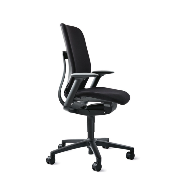 Fauteuil de bureau AT Dossier mi-haut Noir WILKHAHN