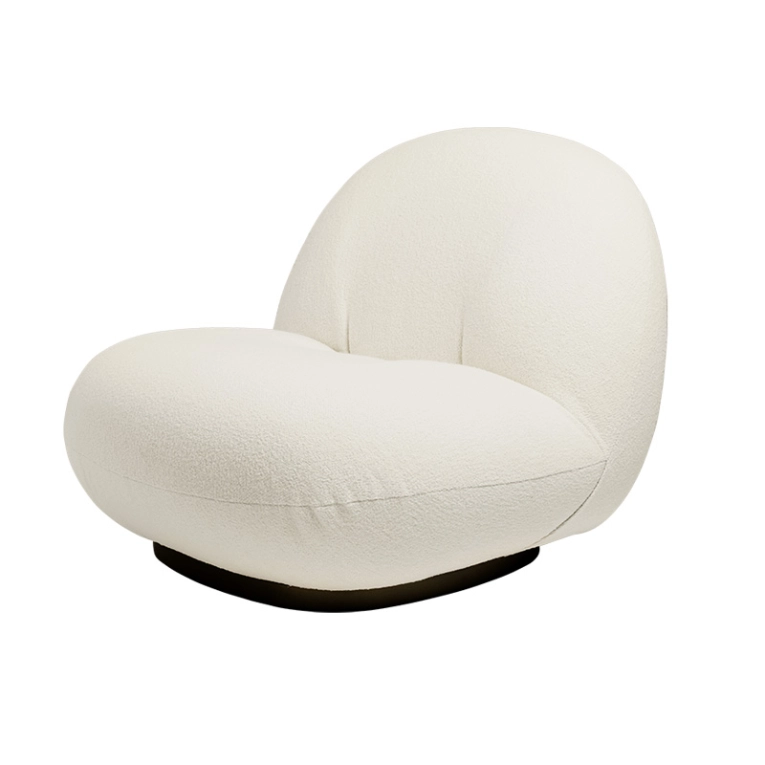 Fauteuil PACHA base fixe Harp 024 GUBI