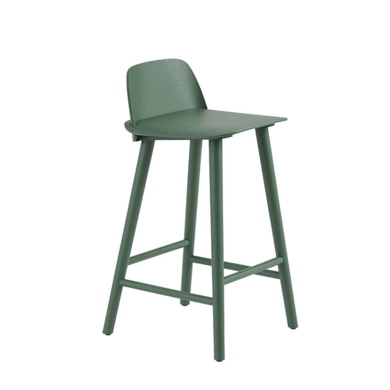 Tabouret haut NERD BARSTOOL Vert MUUTO