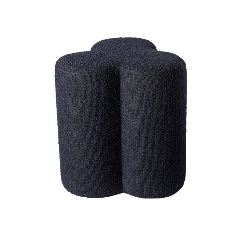 Pouf CLOVER BOUCLE Lammy bleu POLS POTTEN