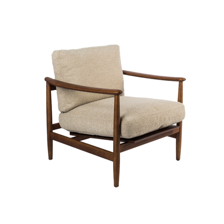 Fauteuil TODD Alpine Boucle beige POLS POTTEN