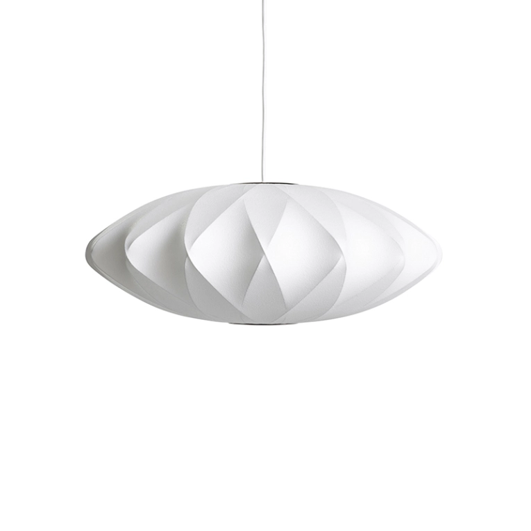 Suspension NELSON SAUCER CRISSCROSS BUBBLE Blanc cassé HAY