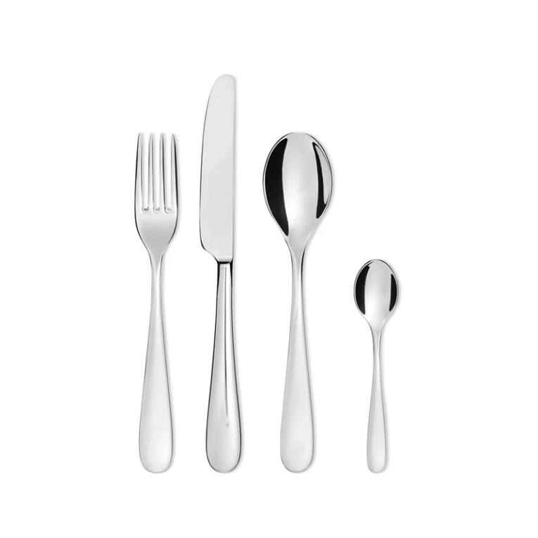 Couvert Service à couverts 6 personnes NUOVO MILANO Inox ALESSI