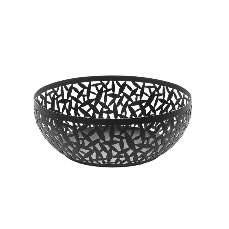 Centre de table & corbeille Corbeille à fruits CACTUS! Ø29 Noir ALESSI