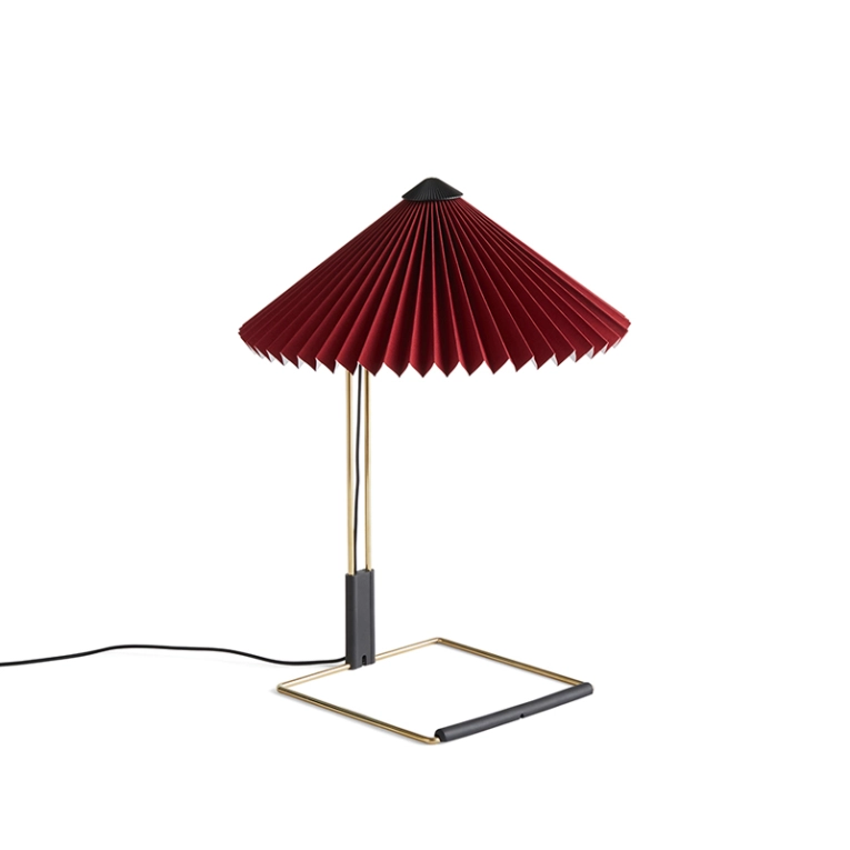Lampe à poser MATIN Rouge oxyde HAY