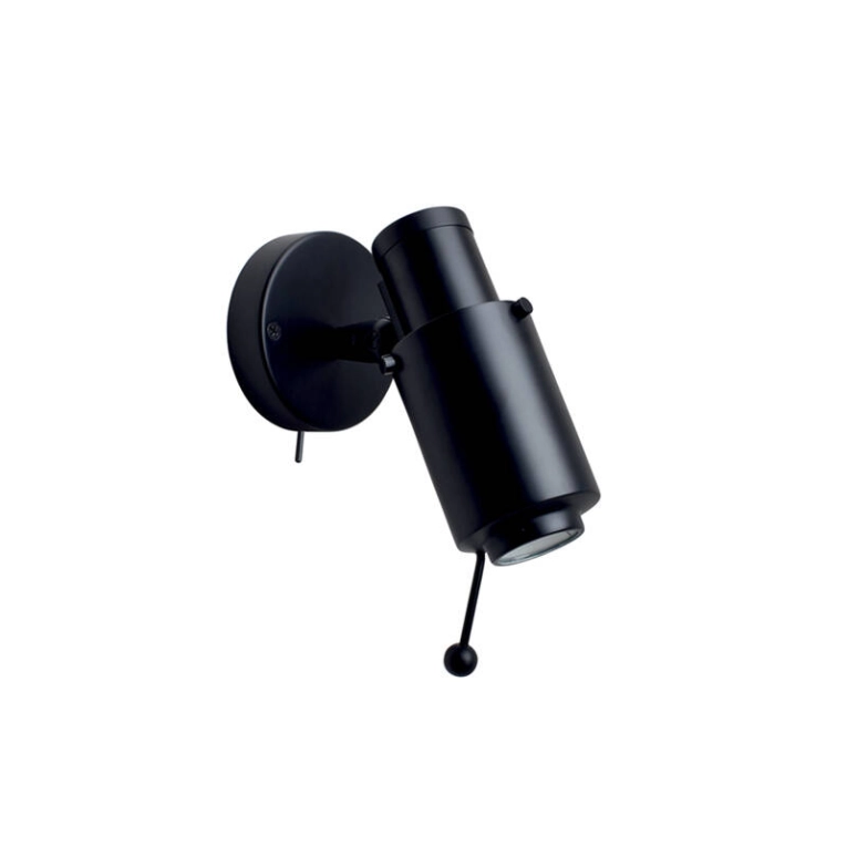 Applique BINY SPOT avec interrupteur Noir DCW EDITIONS