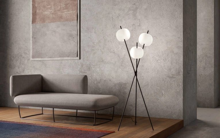 Lampadaire KUSHI Laiton KDLN