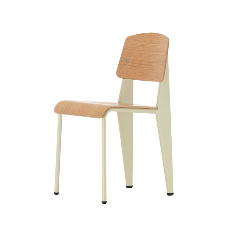Chaise STANDARD CHAIR Prouvé Blanc Colombe VITRA