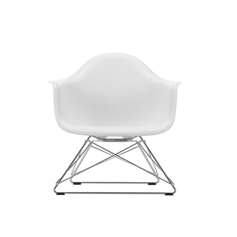 Fauteuil EAMES PLASTIC ARMCHAIR LAR Cotton white RE VITRA