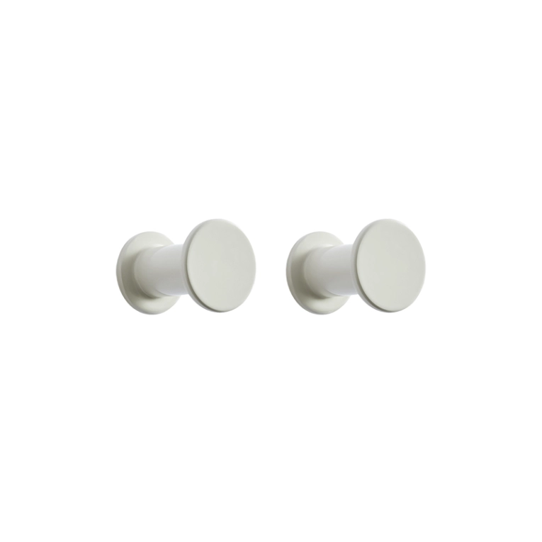 Patère Design Set de 2 patères BOLT Gris clair HAY