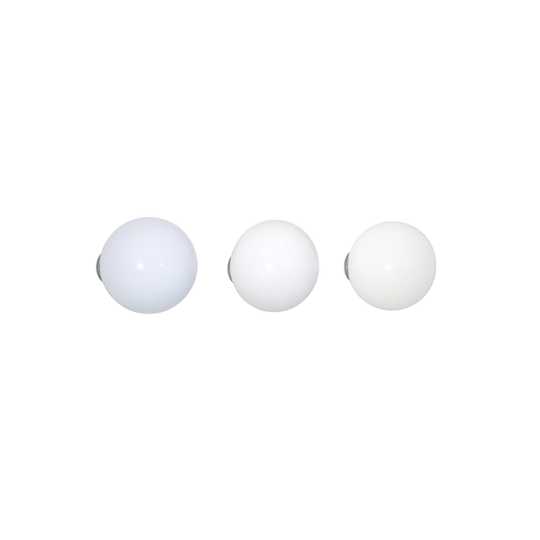 Patère Design Set de 3 patères COAT DOTS Blanc VITRA
