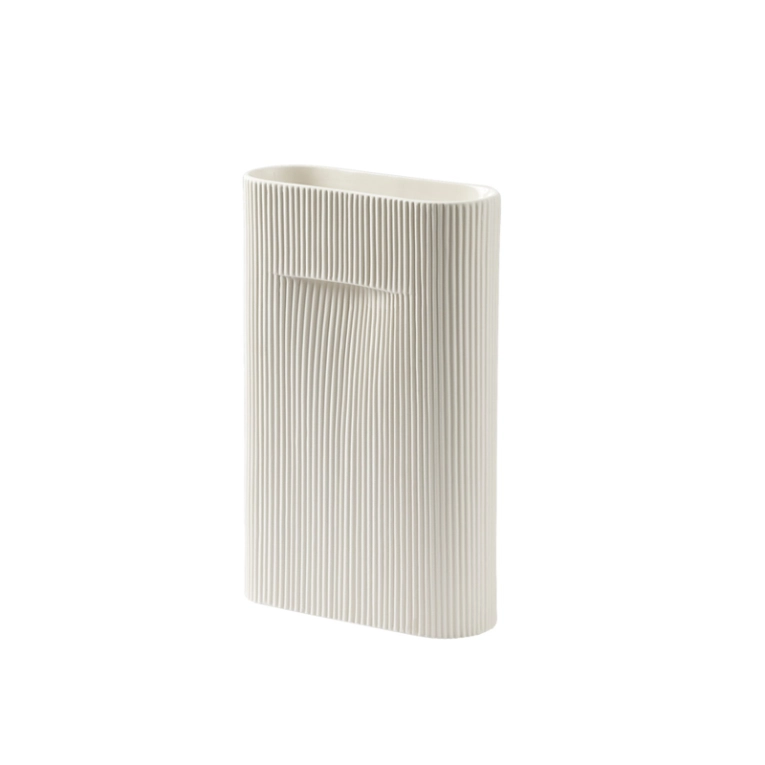 Vase Vase RIDGE Blanc cassé MUUTO