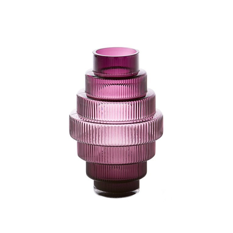 Vase Vase STEPS S Violet foncé POLS POTTEN
