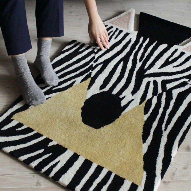 Textile enfant Tapis ZEBRA EO