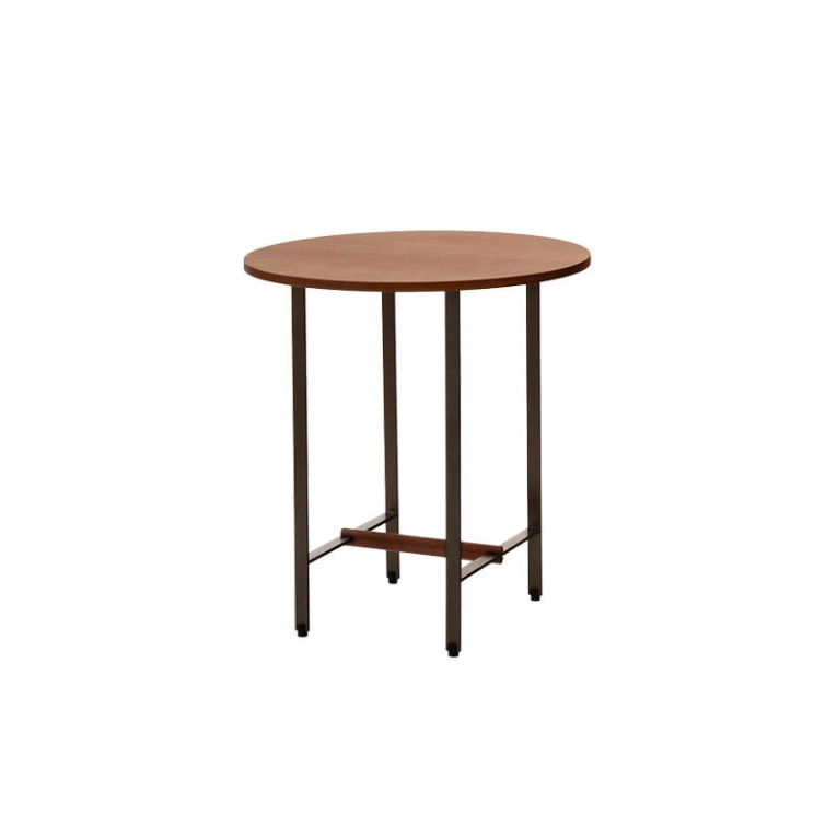 Table d'appoint guéridon SISTERS PA15 Noyer COEDITION