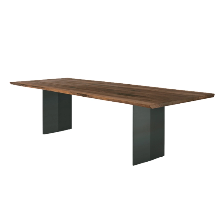 Table SKY-NATURA NATURAL SIDES Noyer / noir RIVA 1920
