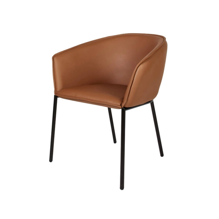 Chaise YOU cuir Marron 5500 COEDITION