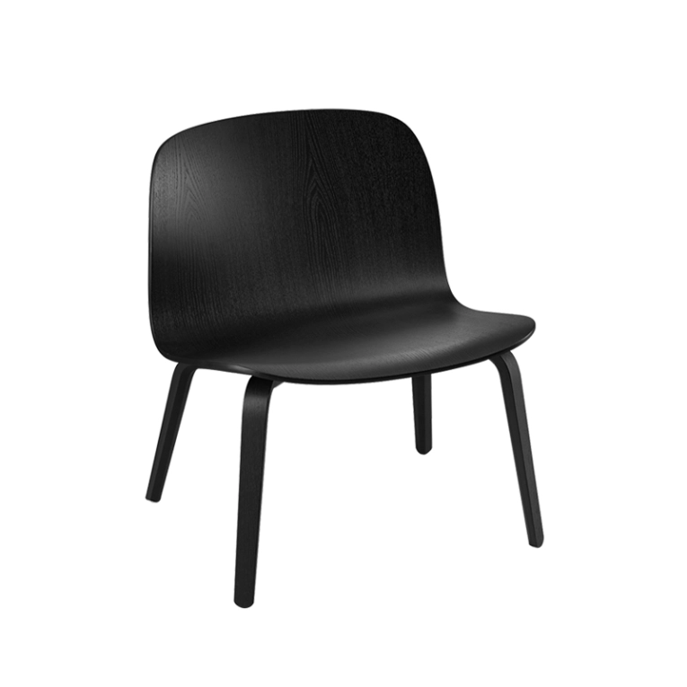 Fauteuil VISU LOUNGE Noir MUUTO