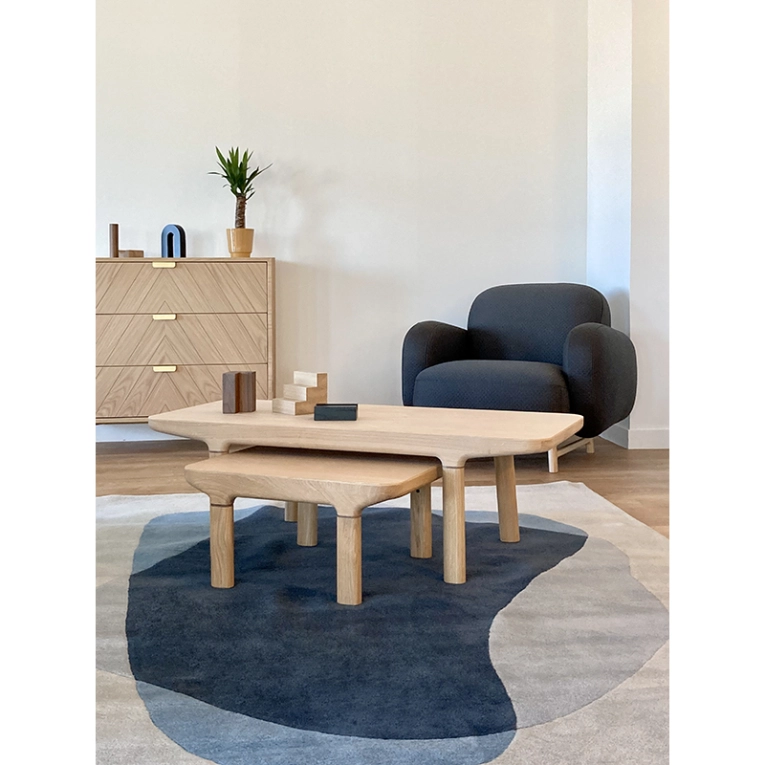 Tapis TAPIS SERGE Bleu gris HARTO