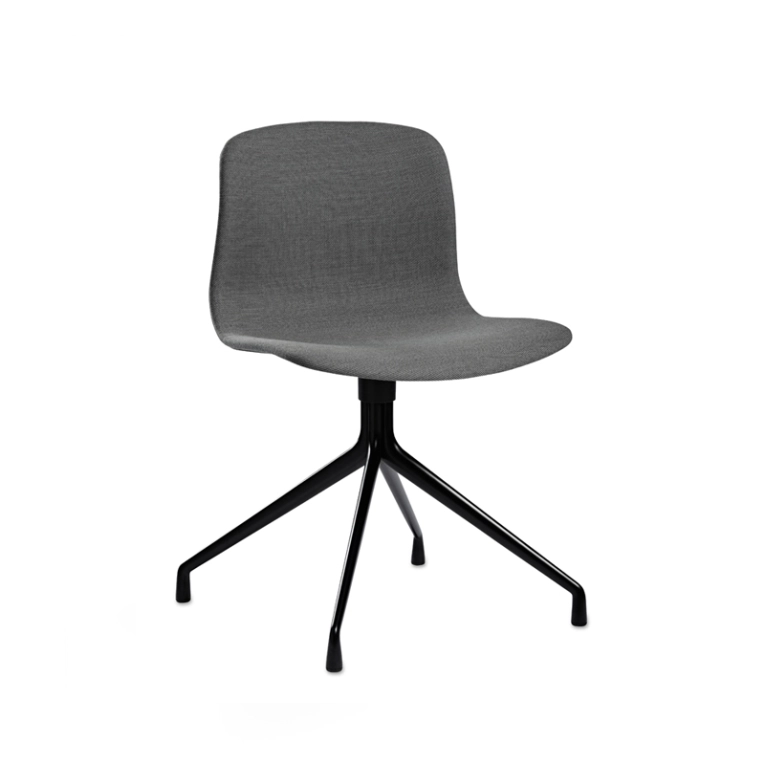 Chaise ABOUT A CHAIR AAC 11 Gris 153  Pieds noir HAY