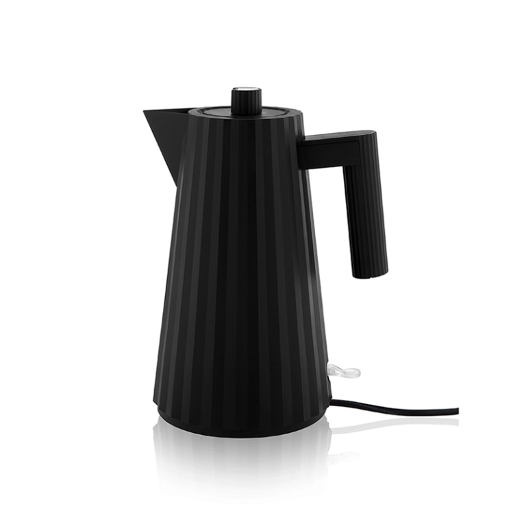 Café & Thé Bouilloire électrique PLISSÉ 1,7 L Noir ALESSI