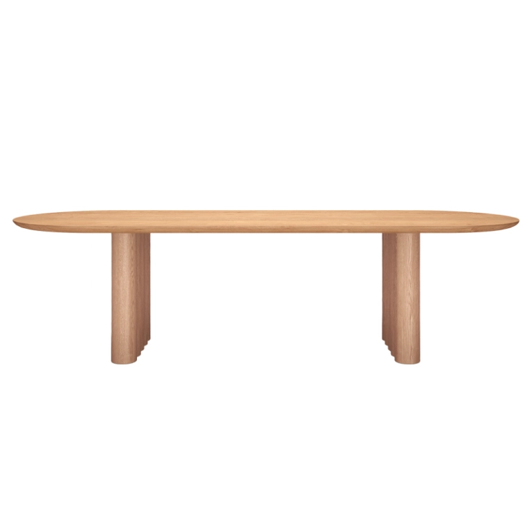 Table PLUSH OVAL Chêne huilé DK3