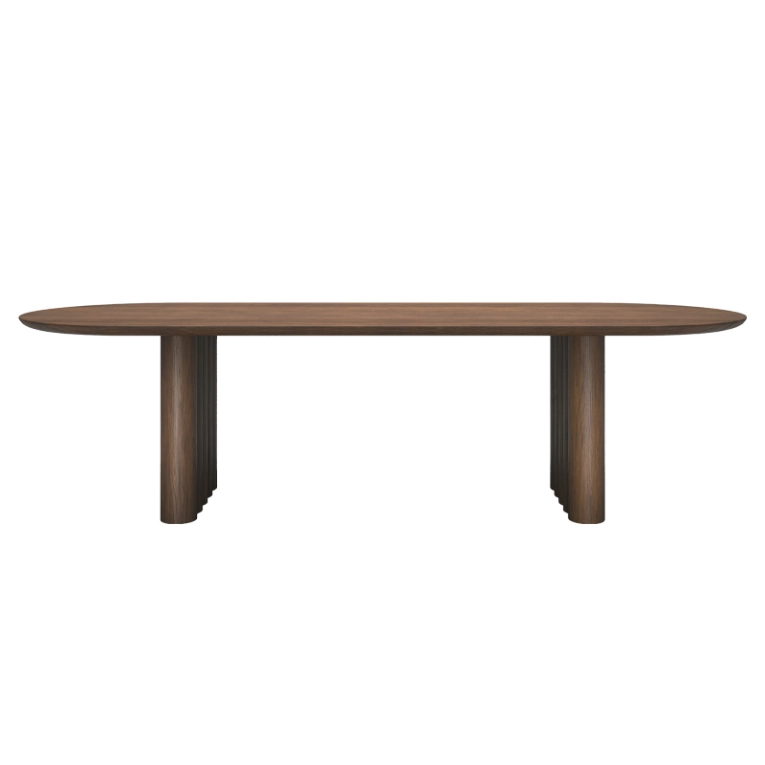 Table PLUSH OVAL Noyer huilé DK3