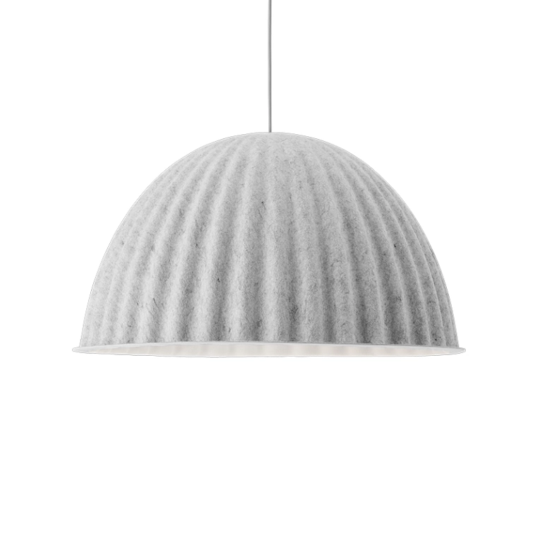 Suspension UNDER THE BELL Ø82 Blanc mélange MUUTO