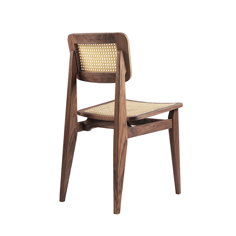 Chaise C-CHAIR Cannage Noyer GUBI