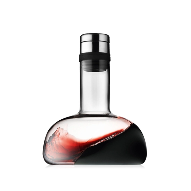 Carafe & verre Décanteur WINE BREATHER Transparent/ acier AUDO COPENHAGEN