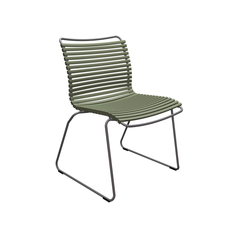 Chaise extérieur Chaise CLICK Vert olive HOUE