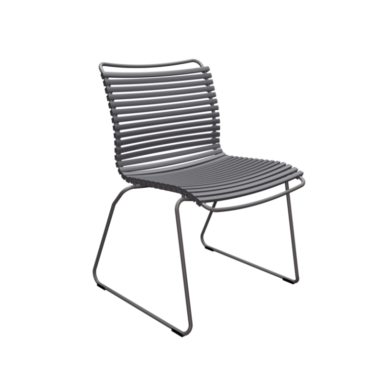 Chaise extérieur Chaise CLICK Gris foncé HOUE