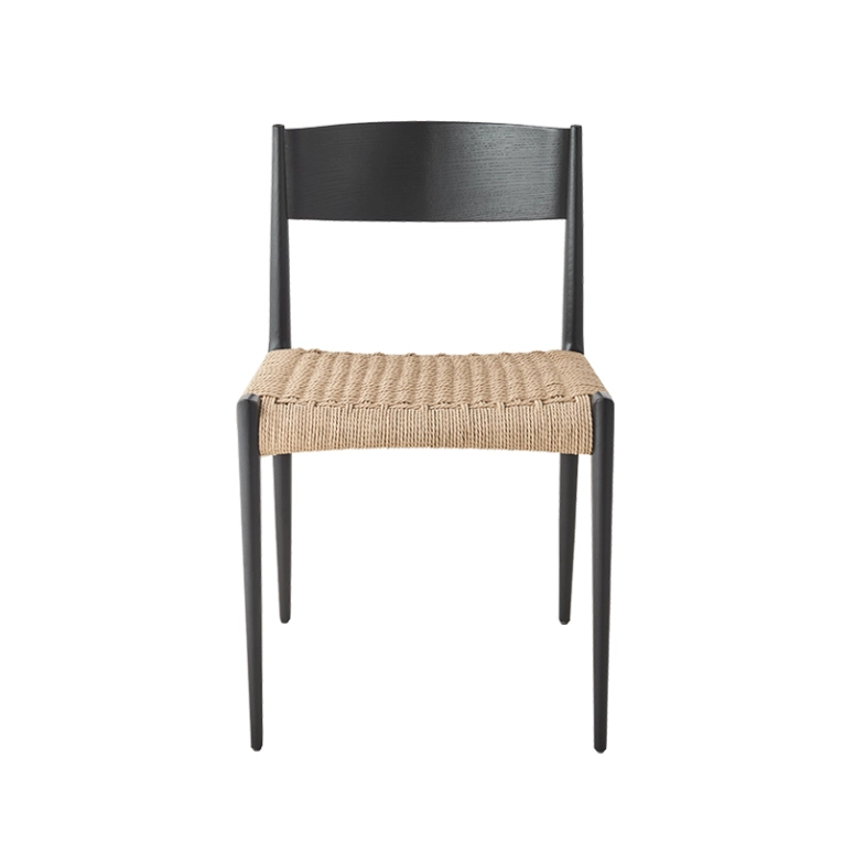 Chaise PIA Chêne laqué noir DK3