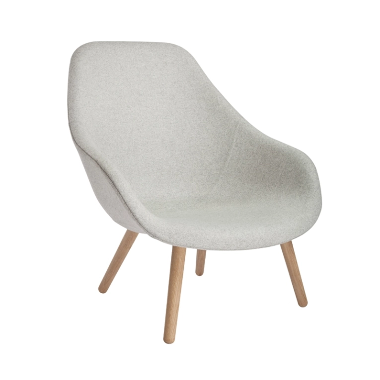 Fauteuil ABOUT A LOUNGE CHAIR AAL 92 Gris 120 HAY