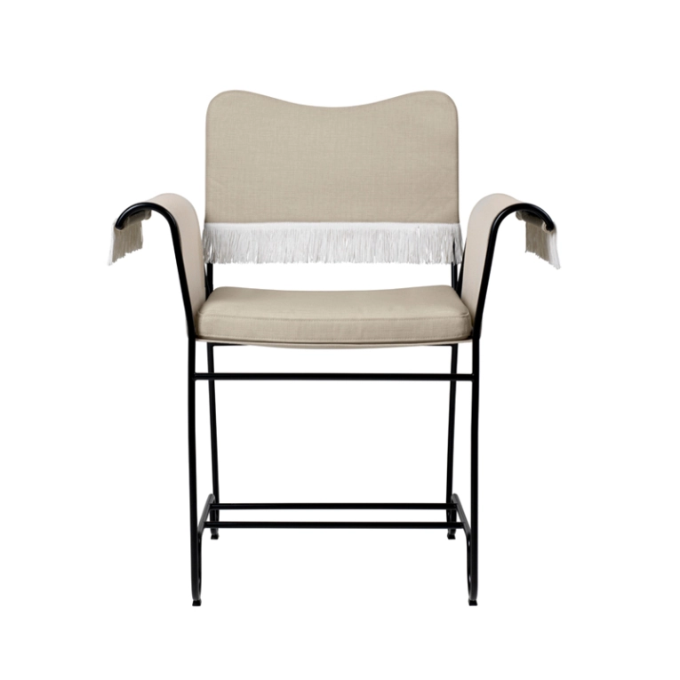 Fauteuil extérieur TROPIQUE avec franges Limonta Udine 12 GUBI