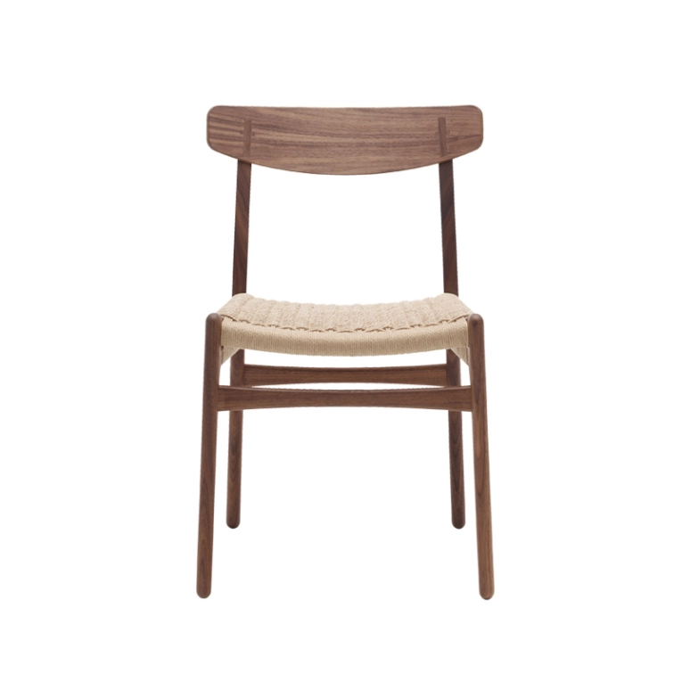 Chaise CH23 Noyer huilé/ corde naturelle CARL HANSEN
