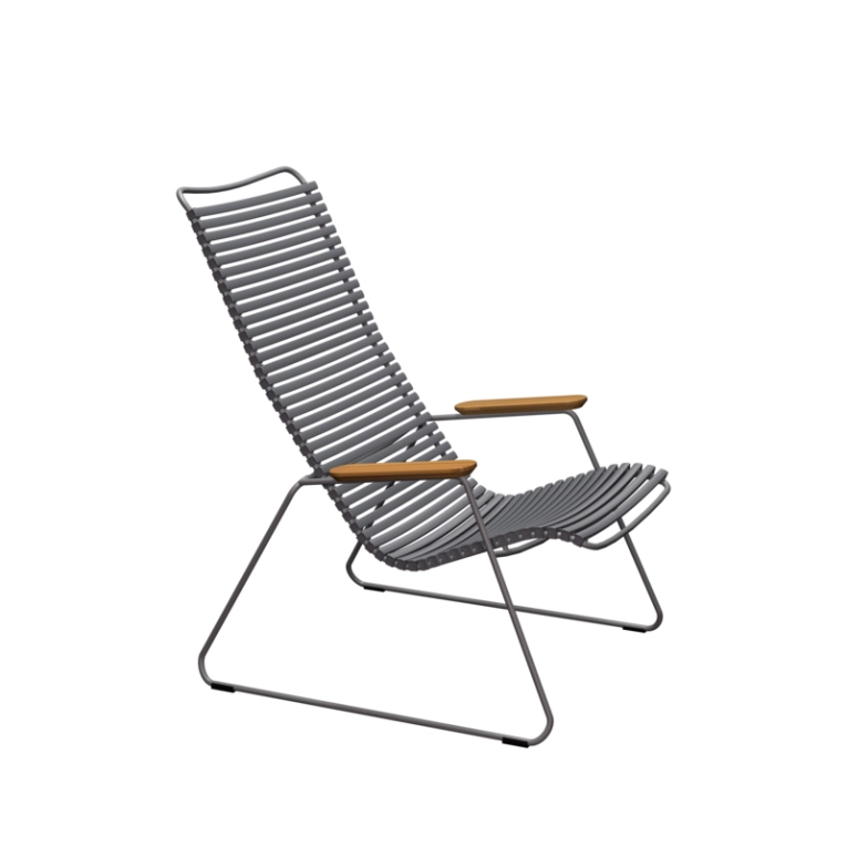 Fauteuil extérieur Fauteuil CLICK Gris foncé HOUE