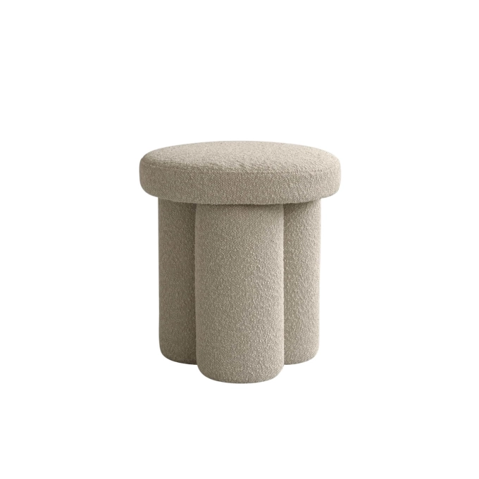 Tabouret BIG FOOT bouclé Sable fumé 101 COPENHAGEN