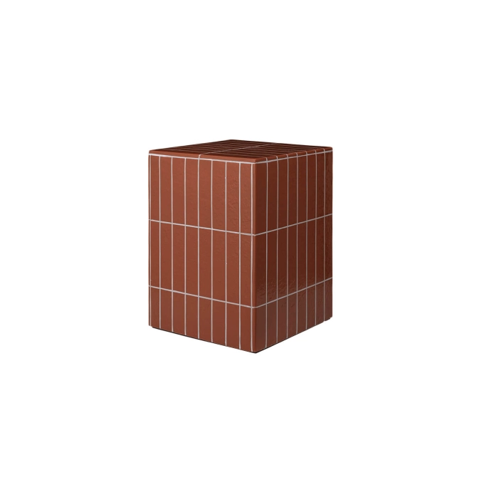 Table d'appoint guéridon PILLAR Marron FERM LIVING