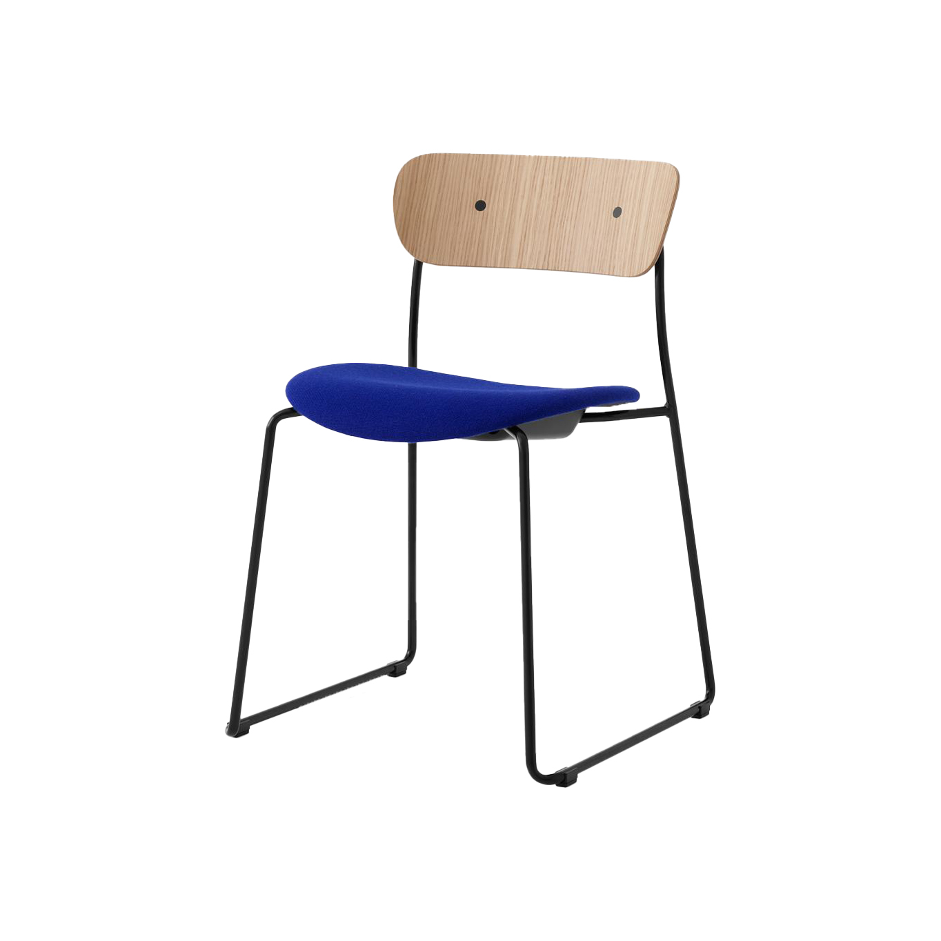 Dining Chair PAVILION AV52 Lacquered Oak/ Hallingdal 0753 AND TRADITION