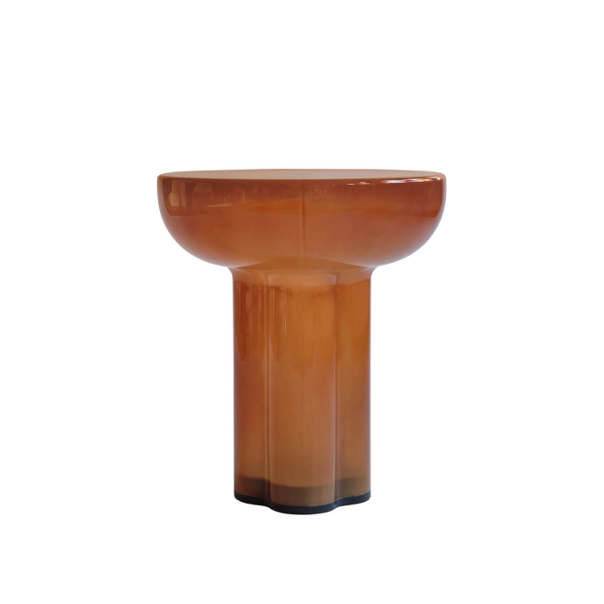 Side Table CROWN TALL Caramel glass 101 COPENHAGEN
